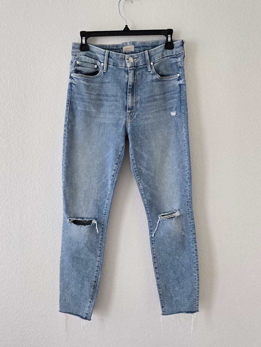 MOTHER High Waisted Looker‎ Ankle Fray Drinking By the Pool Jeans size 29 Skinny - Picture 4 of 16